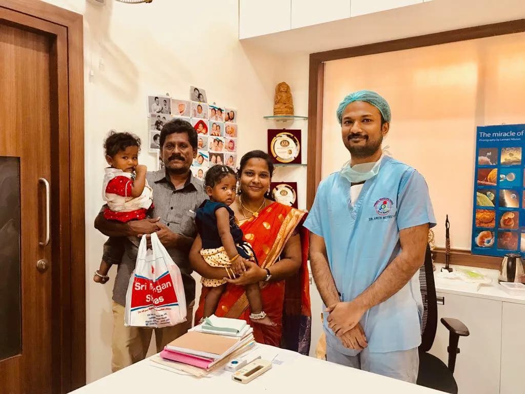 Success story 2 - IVF fertility treatment by Dr. Arun Muthuvel at Iswarya Fertility Centre Chennai
